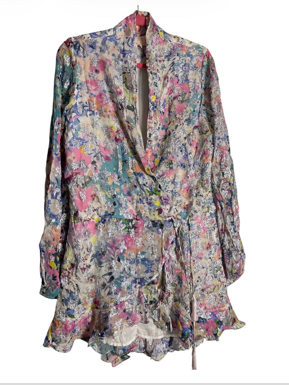 Rococo Sand Leila Floral Mini Dress Size L
